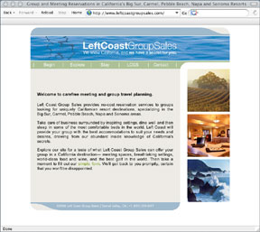 left coast group sales website